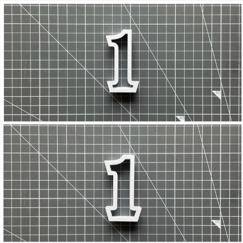 Number v4 Slim with Border