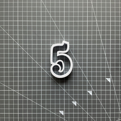 Number v4 Slim with Border